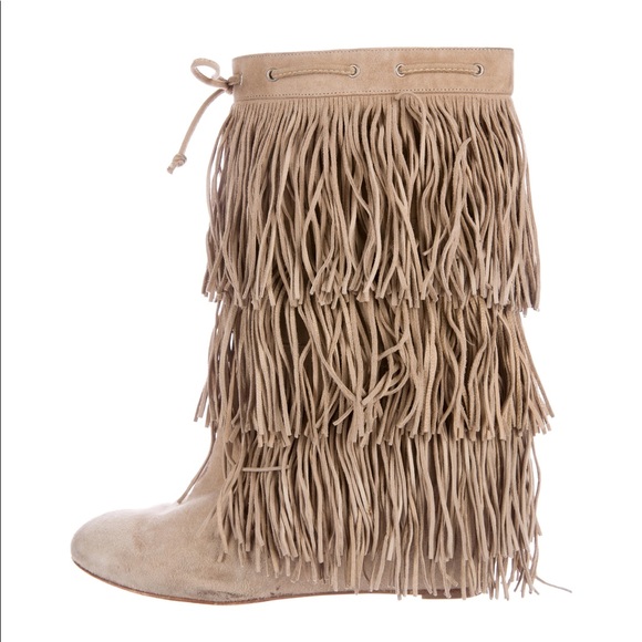 Christian Louboutin Shoes - Amazing Christian Louboutin fringe boots
